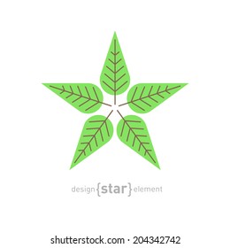 The minimal trees, vintage label. Corporate logo template