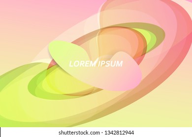 Minimal trend abstract background. Geometric gradient shapes design. Modern vector for cover, poster, website, card and social media.