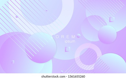 Minimal trend abstract background. Geometric gradient shapes design. Modern vector for cover, poster, website, card and social media.