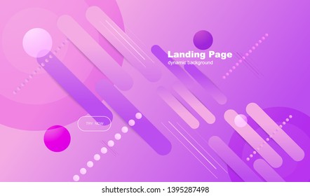 Minimal trend abstract background. Geometric gradient shapes design. Modern vector for cover, poster, website, card and social media.