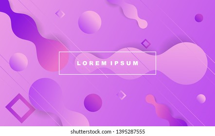 Minimal trend abstract background. Geometric gradient shapes design. Modern vector for cover, poster, website, card and social media.