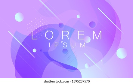 Minimal trend abstract background. Geometric gradient shapes design. Modern vector for cover, poster, website, card and social media.