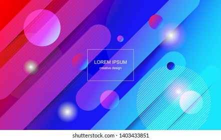 Minimal trend abstract background. Geometric gradient shapes design. Modern vector for cover, poster, website, card and social media.