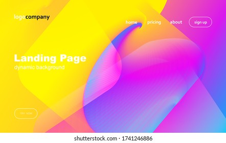Minimal trend abstract background. Geometric gradient shapes design. Modern vector for cover, poster, website, card and social media.