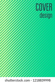 Minimal trendy cover template. Futuristic  layout with halftones. Geometric minimal cover template for book, catalog and annual. Minimalistic colorful gradients. Abstract business illustration.