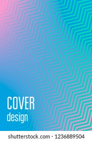 Minimal trendy cover template. Futuristic  layout with halftones. Geometric minimal cover template for book, catalog and annual. Minimalistic colorful gradients. Abstract business illustration.