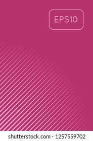 Minimal trendy cover template. Futuristic layout with halftones. Geometric minimal cover template for book, catalog and annual. 