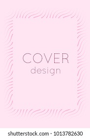 Minimal trendy cover template set. Futuristic  layout with halftones. Geometric minimal cover template for book, catalog and annual. Minimalistic colorful gradients. Abstract business illustration.