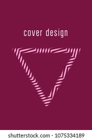 Minimal trendy cover template set. Futuristic  layout with halftones. Geometric minimal cover template for book, catalog and annual. Minimalistic colorful gradients. Abstract business illustration.