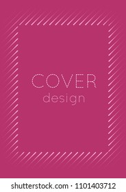 Minimal trendy cover template set. Futuristic  layout with halftones. Geometric minimal cover template for book, catalog and annual. Minimalistic colorful gradients. Abstract business illustration.