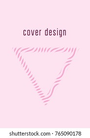 Minimal trendy cover template set. Futuristic  layout with halftones. Geometric minimal cover template for book, catalog and annual. Minimalistic colorful gradients. Abstract business illustration.