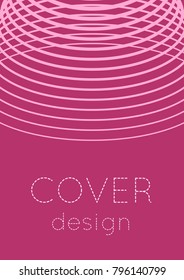 Minimal trendy cover template set. Futuristic  layout with halftones. Geometric minimal cover template for book, catalog and annual. Minimalistic colorful gradients. Abstract business illustration.