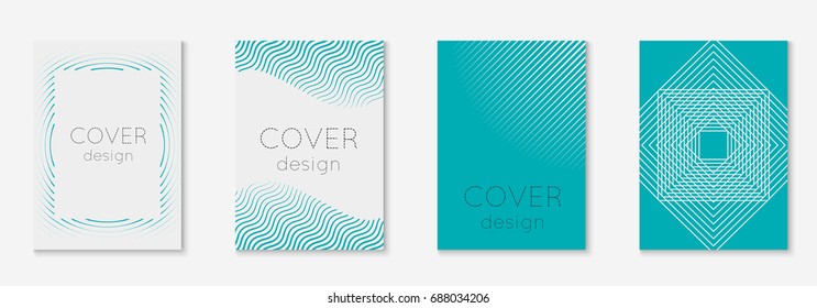 Minimal trendy covers. Vector halftone gradients. Geometric future template for flyer, poster, brochure and invitation. Minimalistic colorful cover. Set of EPS 10 illustration.