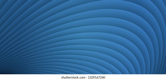 Minimal trendiger geometrischer Hintergrund. Runde Linien, Vektorhintergrund - 3D-Design