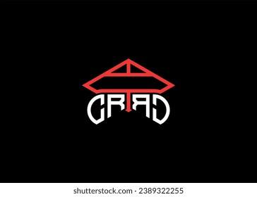 Minimal Trendy Hom CR Swap Logo Design Vector Template.
