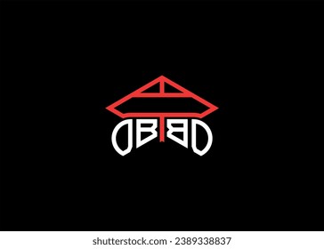 Minimal Trendy Hom DB Swap Logo Design Vector Template.