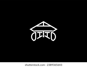 Minimal Trendy Hom DI Swap Logo Design Vector Template