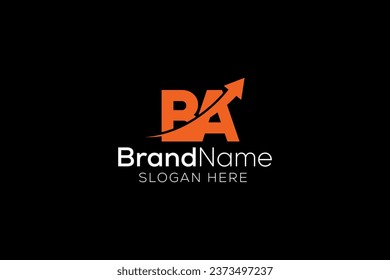 Plantilla De Logotipo De Letra Mínima De Moda B A Y Flecha