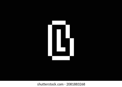 Minimal trendy monogram art logo. Monogram professional elegant awesome artistic BL LB initial based Alphabet icon logo. Initials Business logo.
