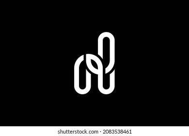 Minimal trendy monogram art logo. Monogram professional elegant awesome artistic HJ JH initial based Alphabet icon logo. Initials Business logo.