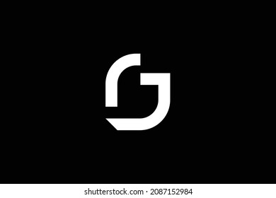 Minimal trendy monogram art logo. Monogram professional elegant awesome artistic FG GF initial based Alphabet icon logo. Initials Business logo.