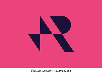 Minimal trendy monogram art logo. Monogram professional elegant awesome artistic ZR RZ initial based Alphabet icon logo. Initials Business logo.