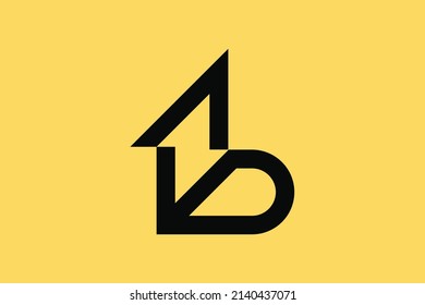 Minimal trendy monogram art logo. Monogram professional elegant awesome artistic ZB BZ initial based Alphabet icon logo. Initials Business logo.