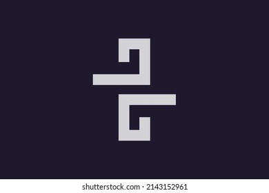 Minimal trendy monogram art logo. Monogram professional elegant awesome artistic ZT TZ initial based Alphabet icon logo. Initials Business logo.