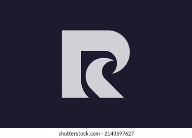 Minimal trendy monogram art logo. Monogram professional elegant awesome artistic RZ ZR initial based Alphabet icon logo. Initials Business logo.