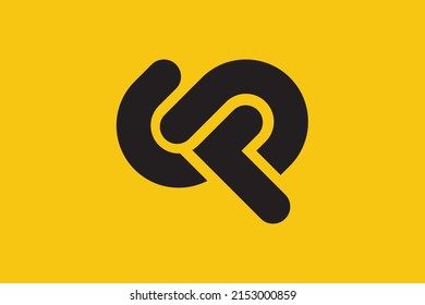Minimal trendy monogram art logo. Monogram professional elegant awesome artistic SR RS initial based Alphabet icon logo. Initials Business logo.