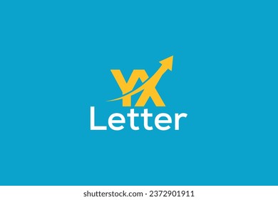 Minimal Trendy and Professional Letter Y X And Arrow Logo Template