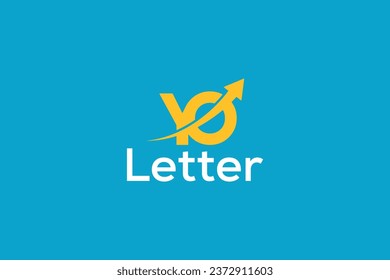 Minimal Trendy and Professional Letter Y O And Arrow Logo Template