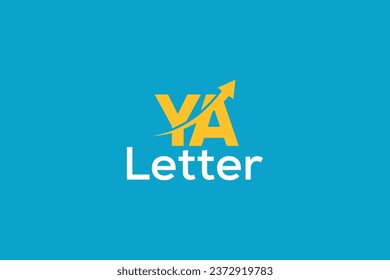 Minimal Trendy and Professional Letter Y A And Arrow Logo Template