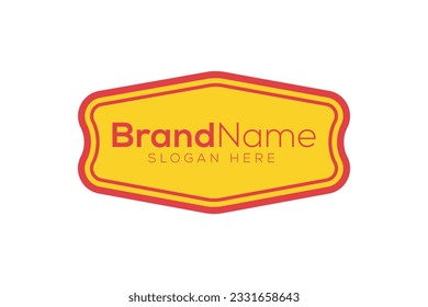 Forma mínima y de moda para la plantilla vectorial de diseño de logotipos