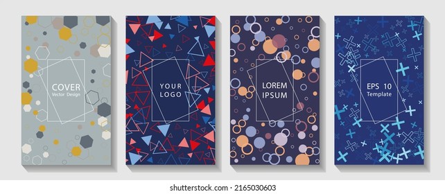 Minimal trendy style social media stories template. Cool gradient shapes composition. Eps10 vector.