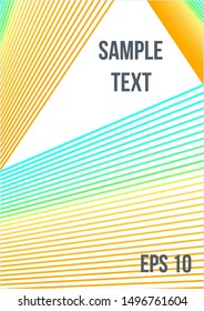 Minimal trendy vector with halftone gradients.  Minimalistic colorful cover. The future template for decorating the background of albums, business brochures, banner, poster.