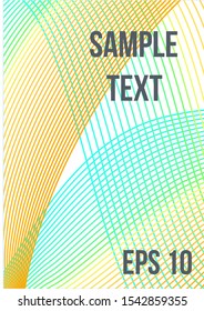 Minimal trendy vector with halftone gradients.  Minimalistic colorful cover. The future template for decorating the background of albums, business brochures, banner, poster.