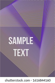 Minimal trendy vector with halftone gradients.  Minimalistic colorful cover. Geometric future template for flyer, poster, brochure and invitation.