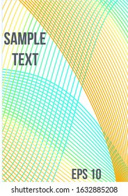 Minimal trendy vector with halftone gradients.  Minimalistic colorful cover. Geometric future template for flyer, poster, brochure and invitation.