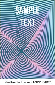 Minimal trendy vector with halftone gradients.  Modern abstract cover from vector abstract lines.  The future template for decorating the background of albums, business brochures, banner, poster.