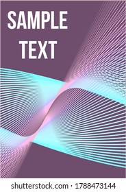 Minimal trendy vector with halftone gradients.  Minimalistic colorful cover. The future template for decorating the background of albums, business brochures, banner, poster.