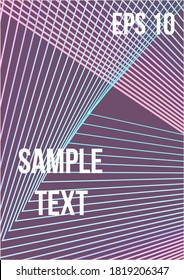 Minimaler Trendvektor mit Halbtongradienten.  Moderner abstrakter Cover aus Vektorgrafik abstrakter Linien.  Geometrische Zukunftsvorlage für Flyer, Poster, Broschüre und Einladung.