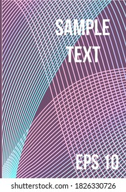 Minimal trendy vector with halftone gradients.  Minimalistic colorful cover. The future template for decorating the background of albums, business brochures, banner, poster.