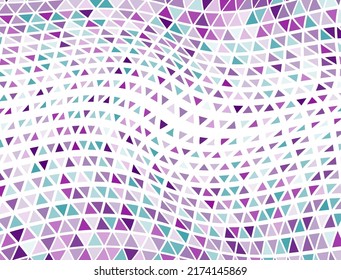Minimale Dreiecke Halbtonstruktur. Frische dreieckige Struktur auf Hintergrund. Geometrisches Dreieck-Halbtonraster.