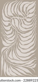 Minimal Tropical Leaf Beige Template