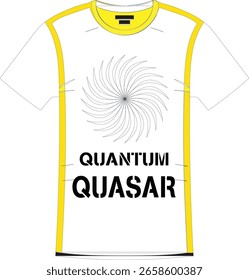 Minimal T-Shirt with yellow Border