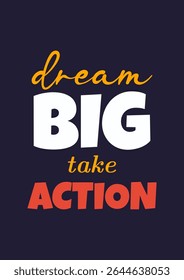 Minimal typeography design with a motivational quote 