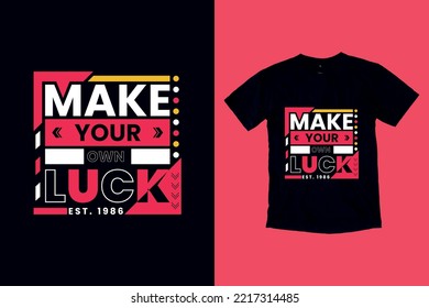 Minimal typography t shirt design
