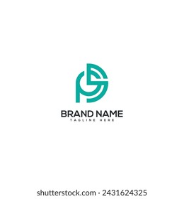 Minimale einzigartige Buchstaben-PS-Monogramm-Logo-Design-Vorlage. Initialen Business-Logo.