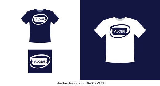 Minimal unique type T-Shirt design.